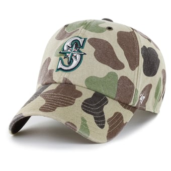 Men's Carhartt x '47 Camo Seattle Mariners Duck Clean Up Adjustable Hat