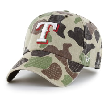 Men's Carhartt x '47 Camo Texas Rangers Duck Clean Up Adjustable Hat