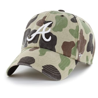 Men's Carhartt x '47 Camo Atlanta Braves Duck Clean Up Adjustable Hat