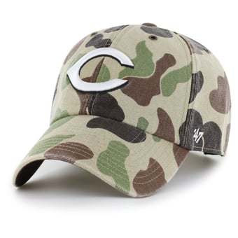 Men's Carhartt x '47 Camo Cincinnati Reds Duck Clean Up Adjustable Hat