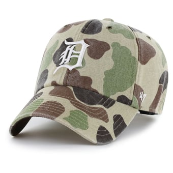 Men's Carhartt x '47 Camo Detroit Tigers Duck Clean Up Adjustable Hat