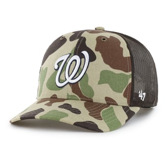 Men's Carhartt x '47 Camo Washington Nationals Duck Adjustable Trucker Hat