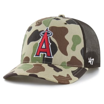 Men's Carhartt x '47 Camo Los Angeles Angels Duck Adjustable Trucker Hat