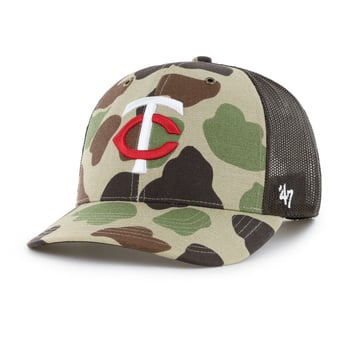 Men's Carhartt x '47 Camo Minnesota Twins Duck Adjustable Trucker Hat