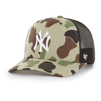 Men's Carhartt x '47 Camo New York Yankees Duck Adjustable Trucker Hat
