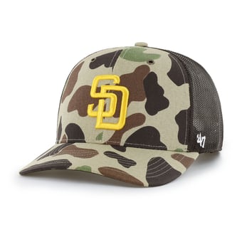 Men's Carhartt x '47 Camo San Diego Padres Duck Adjustable Trucker Hat
