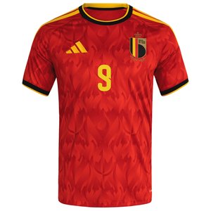 Maillot Domicile Belgique adidas 25 avec flocage Lukaku 9, vue 3