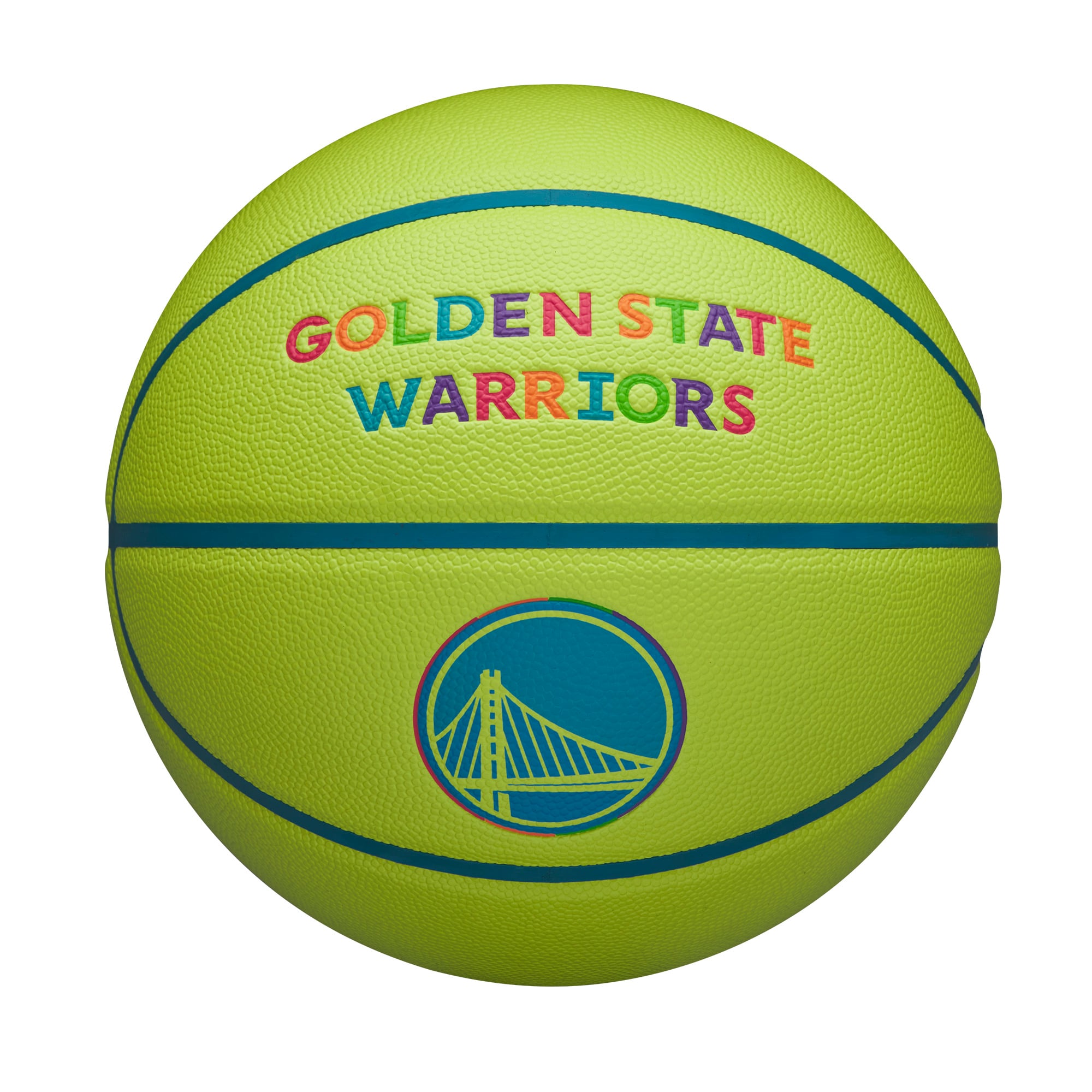 Golden State Warriors NBA Team Neon Basketball