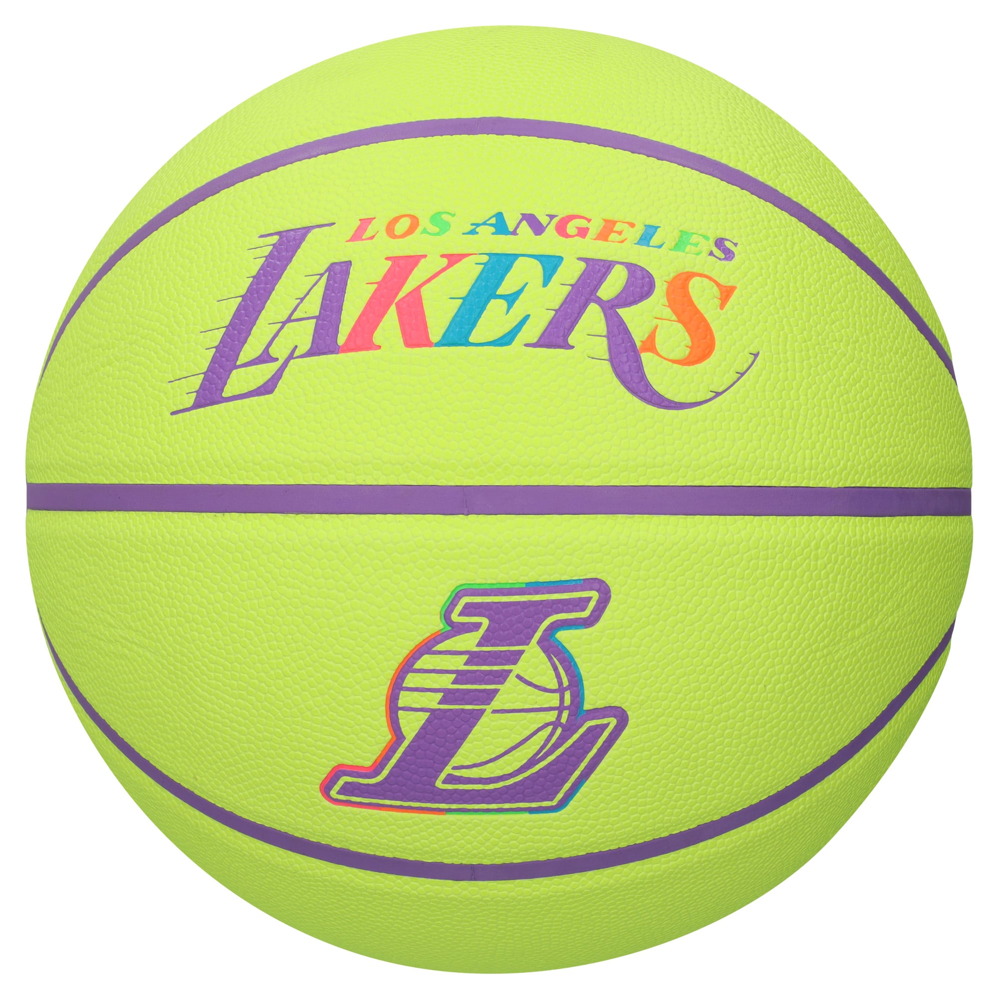 Los Angeles Lakers NBA Team Neon Basketball