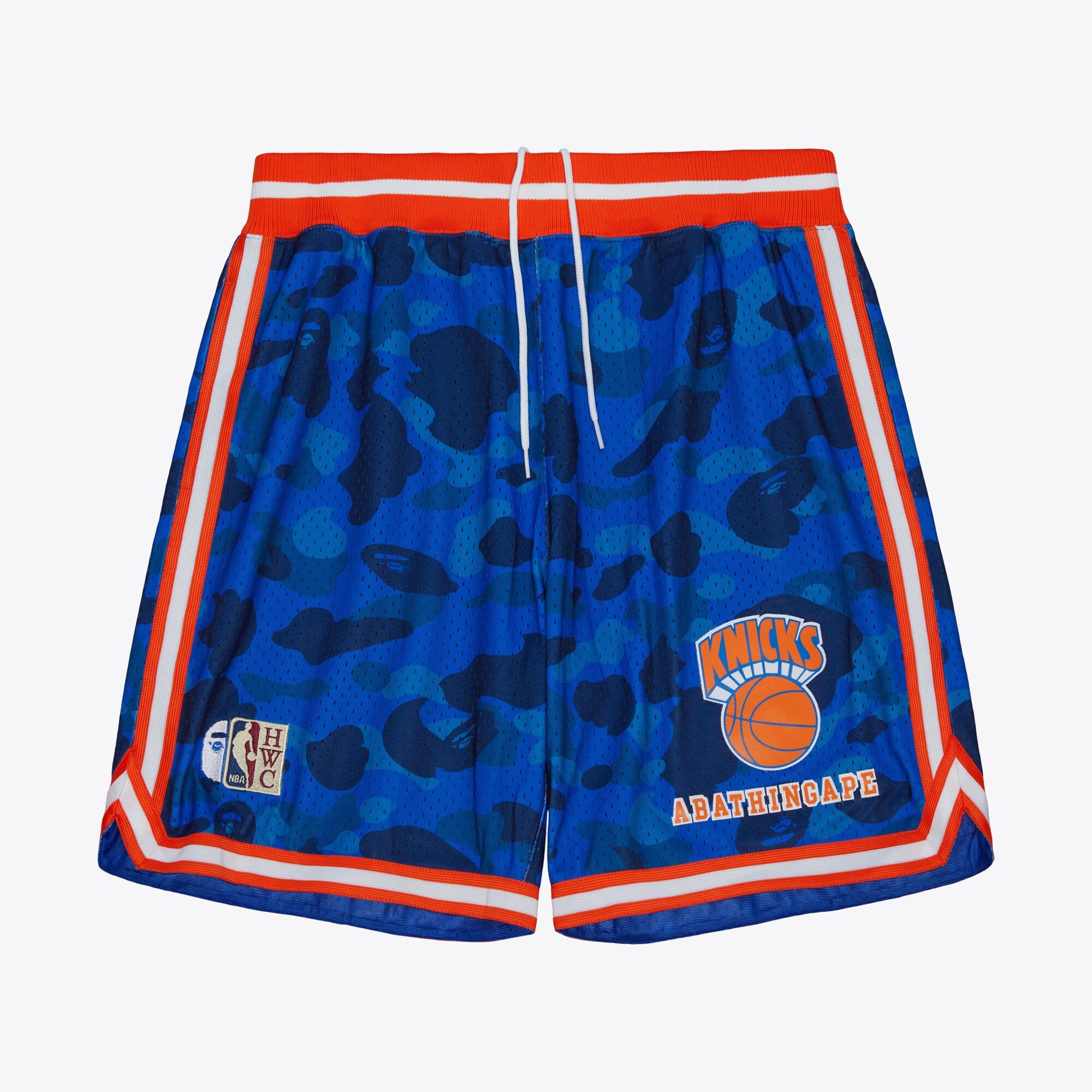 New York Knicks NBA BAPE X MN SHORTS