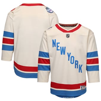 Youth Outerstuff White New York Rangers 2026 NHL Winter Classic Premier Jersey