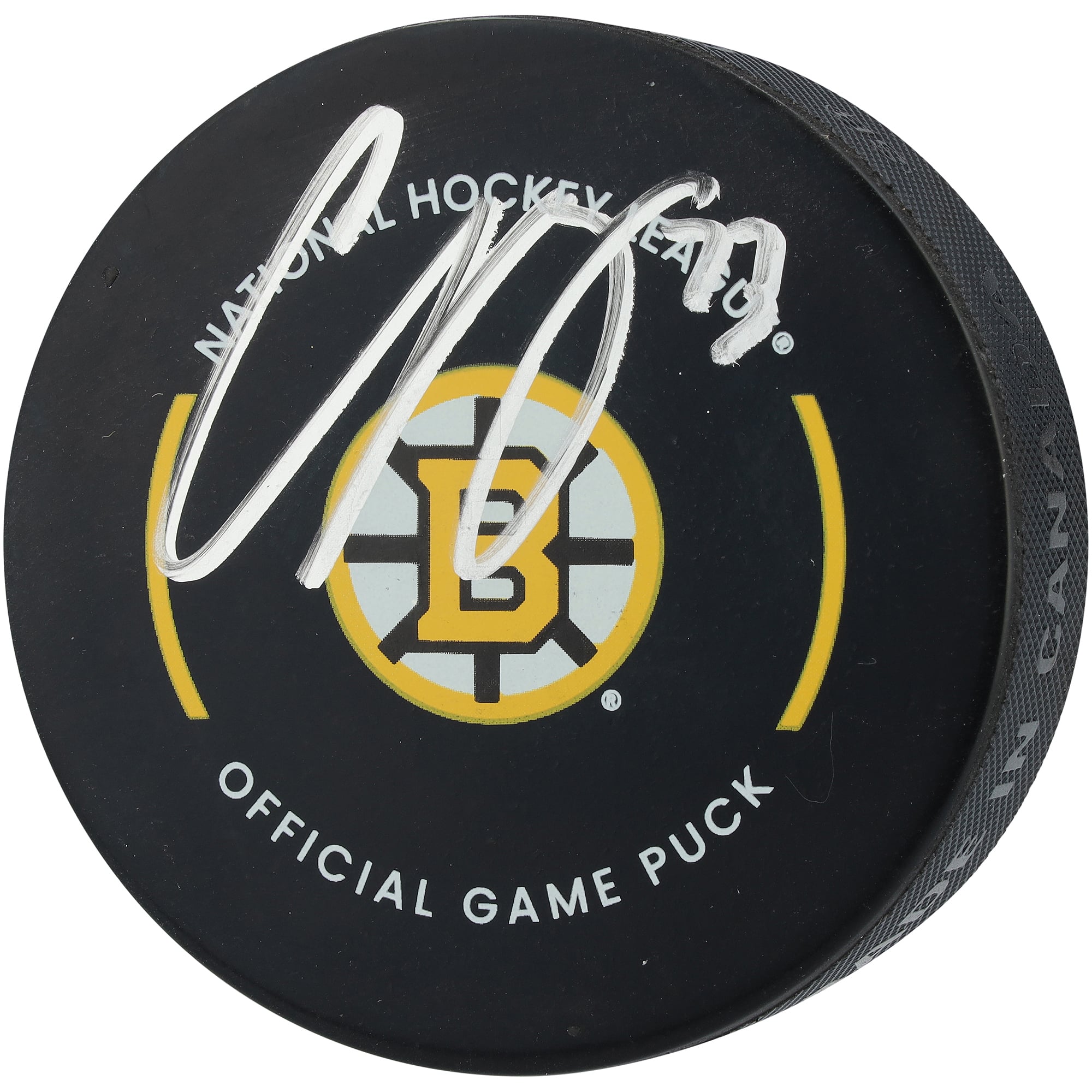 Charlie McAvoy Boston Bruins Autographed Official Game Puck