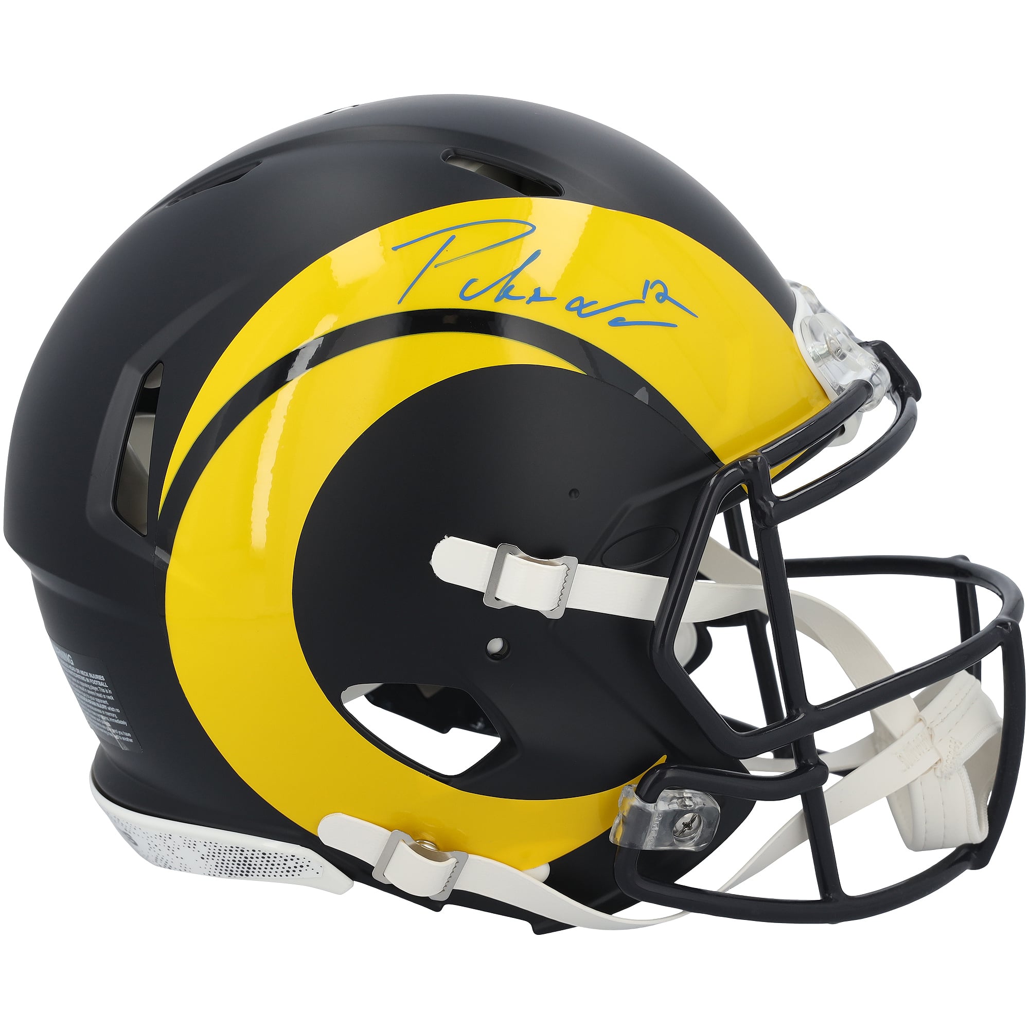 Puka Nacua Los Angeles Rams Autographed Riddell Rivalry Speed Authentic Helmet Puka Nacua Los Angeles Rams Autographed Riddell Rivalry Speed Authentic Helmet