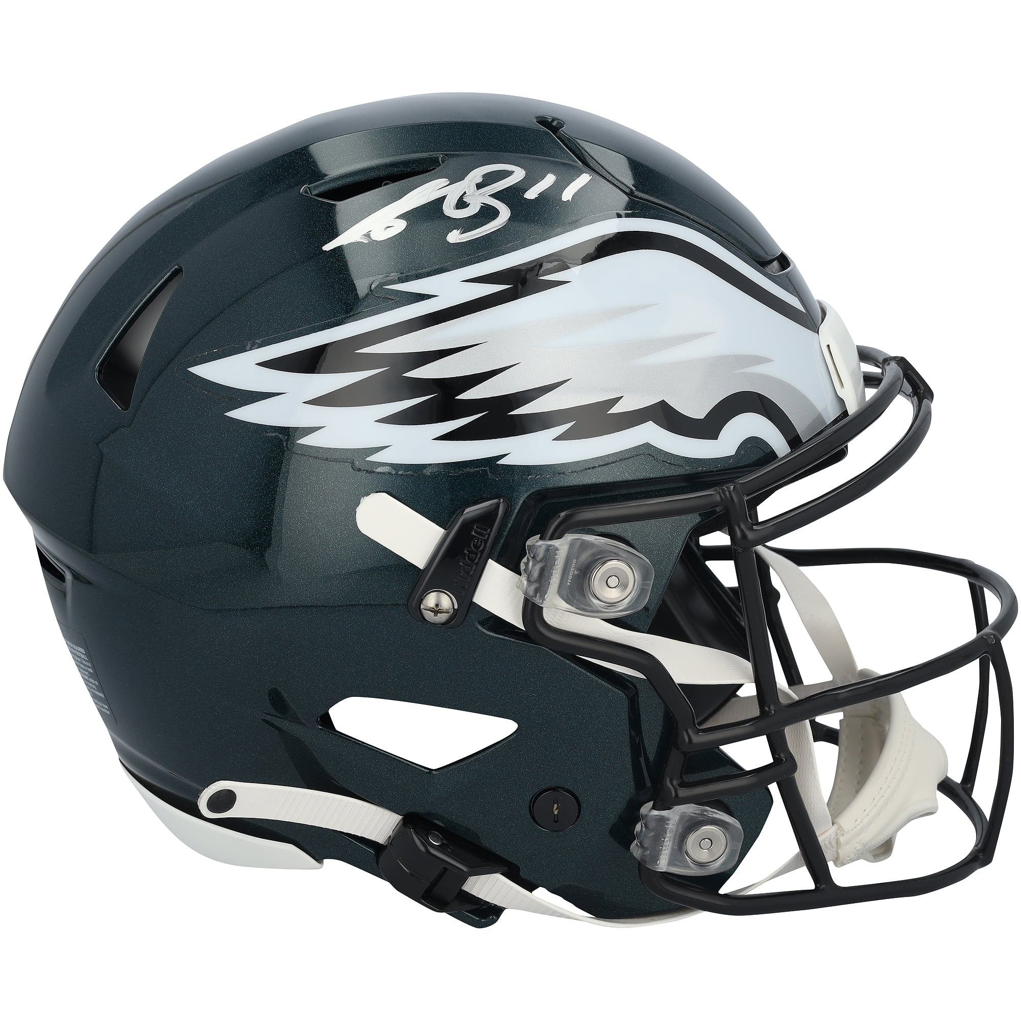 A.J. Brown Philadelphia Eagles Autographed Riddell Speed Flex Authentic Helmet