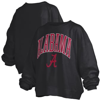 Women's Pressbox  Black Alabama Crimson Tide Plus Size Nelson Janise Sweatshirt