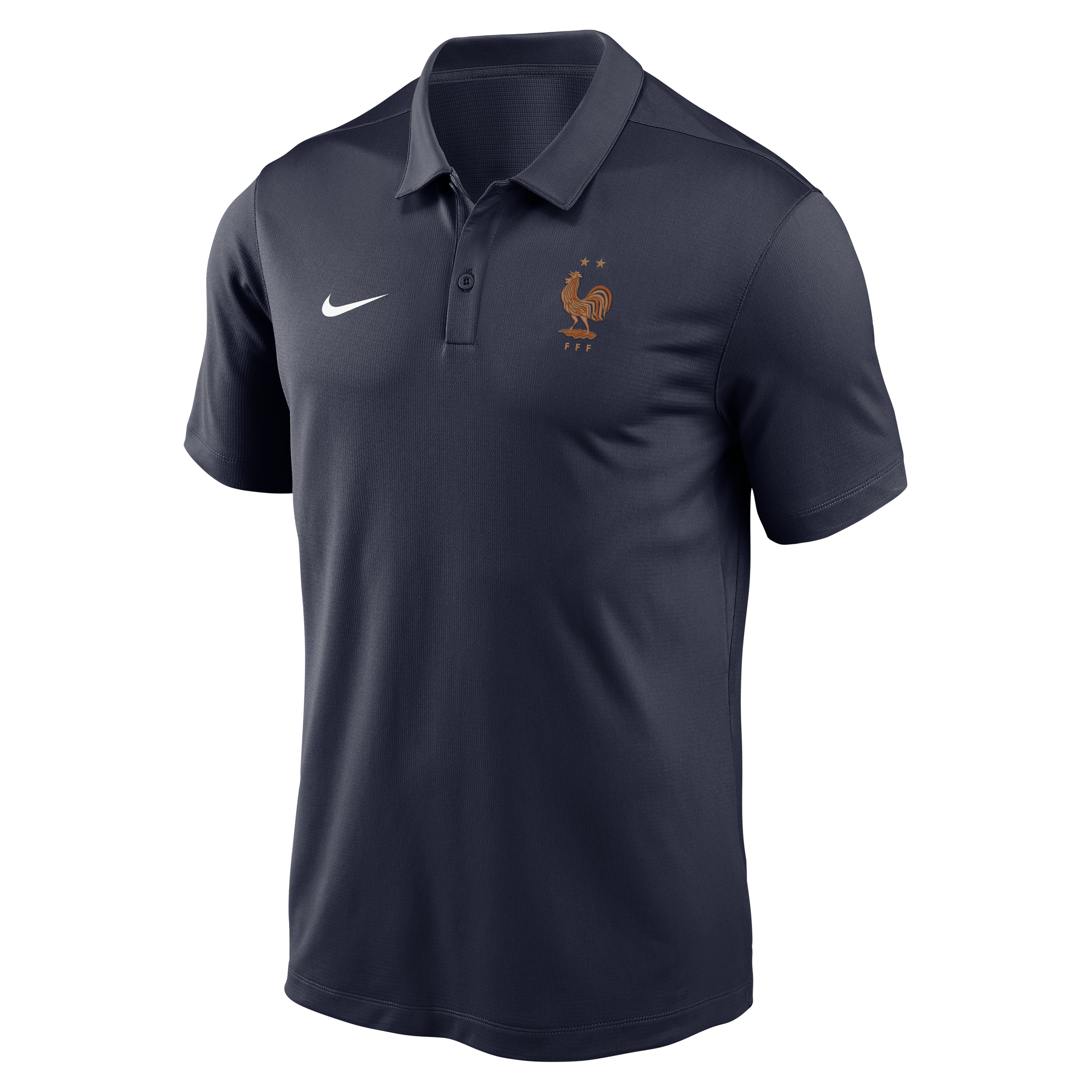 Men's Nike Navy France National Team Victory Solid Dri-FIT Polo