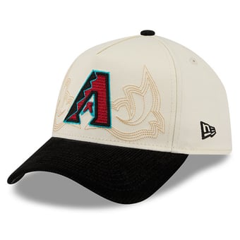 Men's New Era Stone Arizona Diamondbacks Western Stitch 9FORTY A-Frame Adjustable Hat