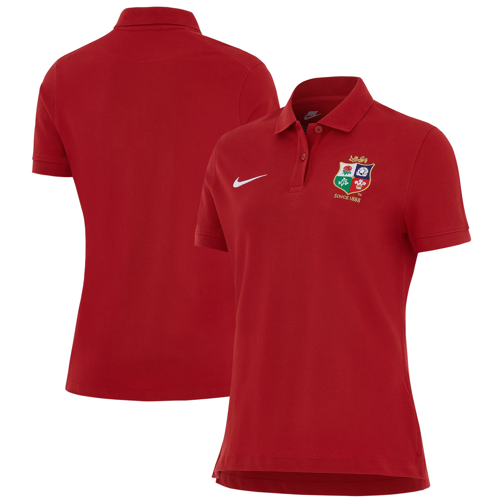 Polo Nike Obsidian dei British & Irish Lions - Rossa - Donna