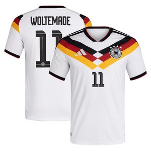 Maillot Domicile Allemagne Authentic adidas 26 avec flocage Woltemade 11, vue 2