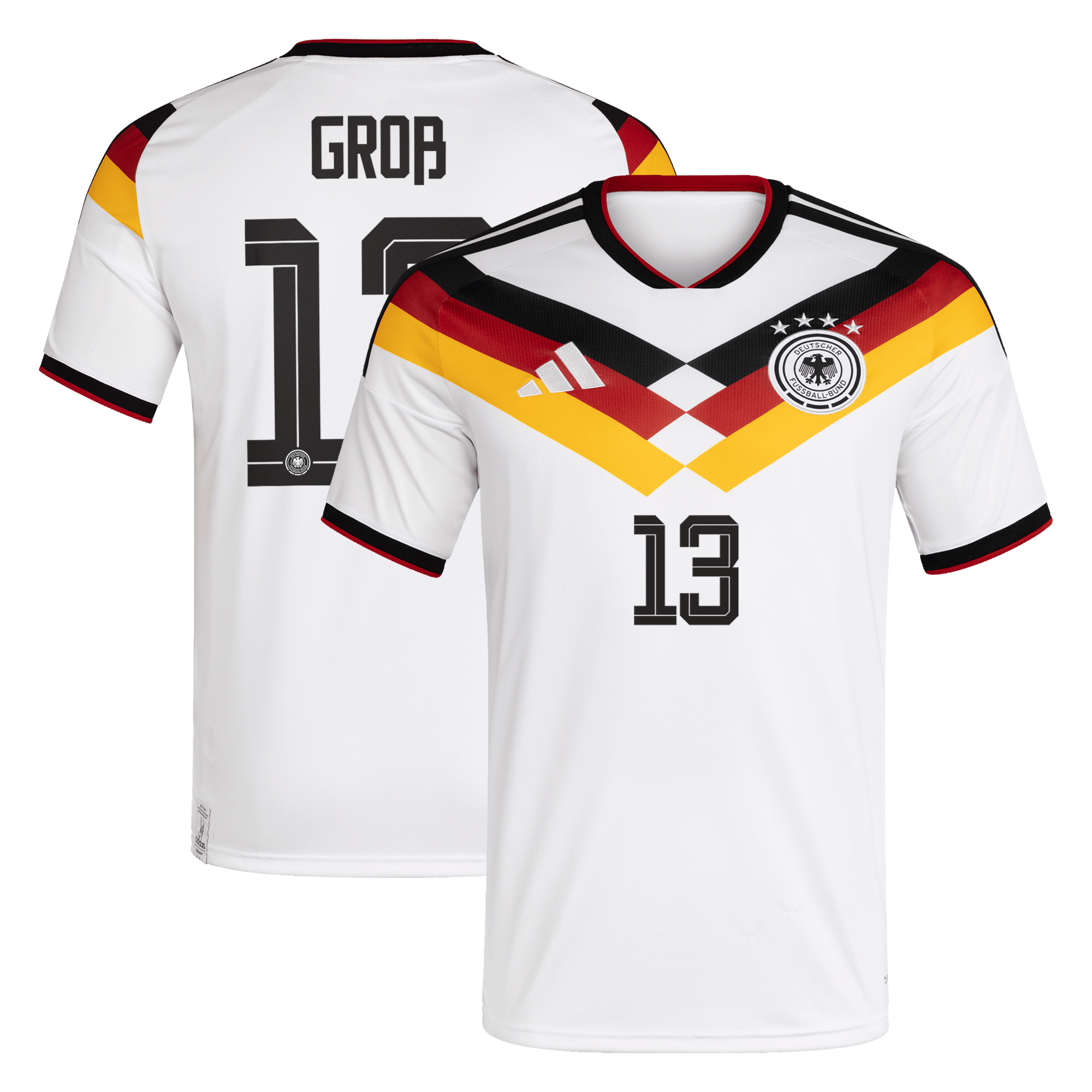 Maillot Domicile Allemagne adidas 26 avec flocage Groß 13
