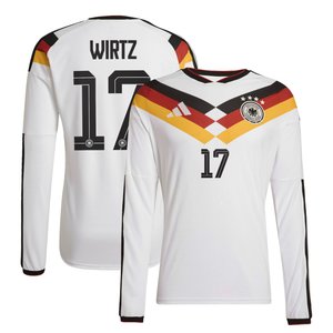 Maillot Domicile Allemagne Authentic adidas 26 - Manches longues avec flocage Wirtz 17, vue 1