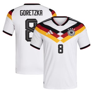Maillot Domicile Allemagne Authentic adidas 26 avec flocage Goretzka 8, vue 2