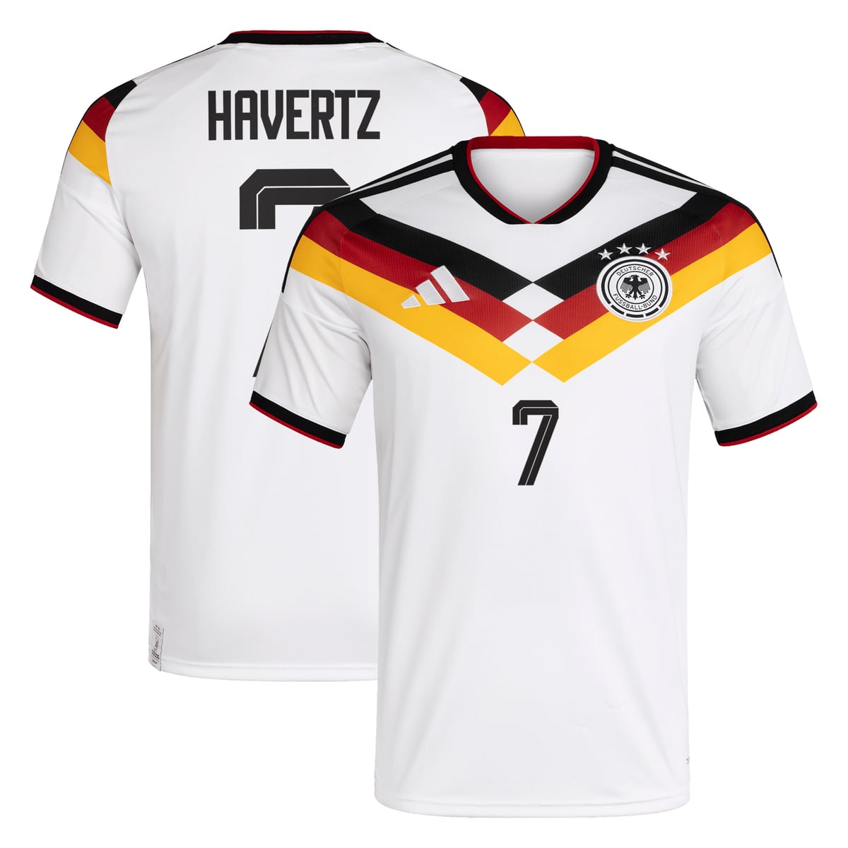 Maillot Domicile Allemagne adidas 26 avec flocage Havertz 7