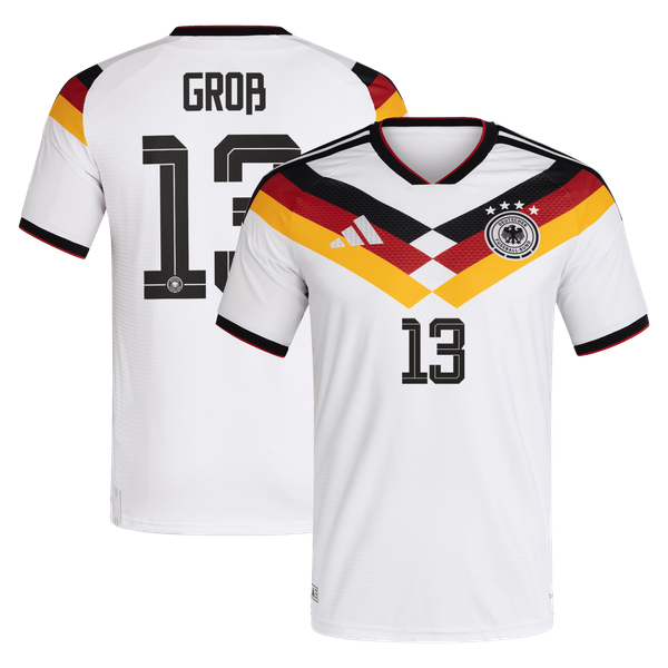 Maillot Domicile Allemagne Authentic adidas 26 avec flocage Groß 13