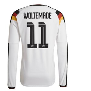 Maillot Domicile Allemagne Authentic adidas 26 - Manches longues avec flocage Woltemade 11, vue 4