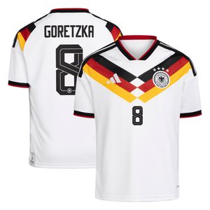 Maillot Domicile Allemagne adidas 26 - Enfant avec flocage Goretzka 8, vue 1