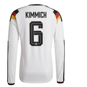 Maillot Domicile Allemagne Authentic adidas 26 - Manches longues avec flocage Kimmich 6, vue 4
