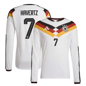 Maillot Domicile Allemagne Authentic adidas 26 - Manches longues avec flocage Havertz 7, vue 2
