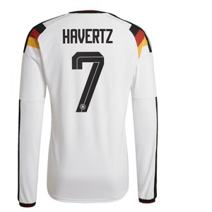 Maillot Domicile Allemagne Authentic adidas 26 - Manches longues avec flocage Havertz 7, vue 4