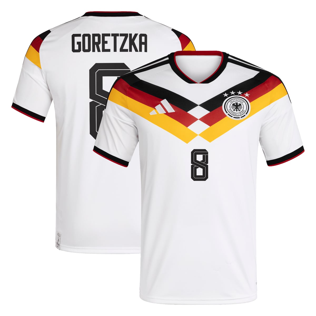 Maillot Domicile Allemagne adidas 26 avec flocage Goretzka 8
