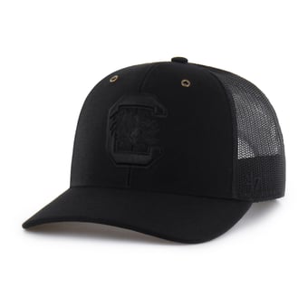 Men's Carhartt x '47 Black South Carolina Gamecocks Trucker Adjustable Hat