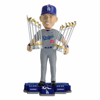 "FOCO Tommy Edman Los Angeles Dodgers Back-to-Back World Series Champions 8"" Bobblehead"