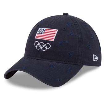 Men's New Era  Navy Team USA Pictogram 9TWENTY Adjustable Hat
