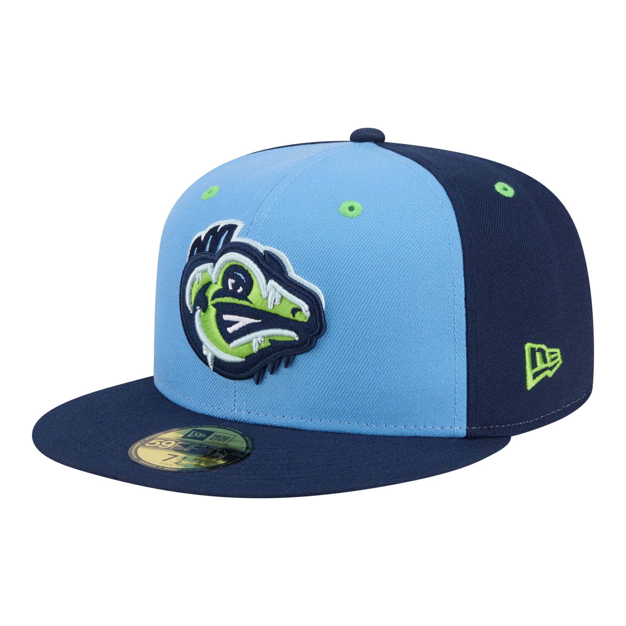 Men's New Era  Pastel Blue/Navy Palm Beach Cardinals Minor League Theme Nights 59FIFTY Fitted Hat