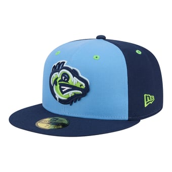 Men's New Era  Pastel Blue/Navy Palm Beach Cardinals Minor League Theme Nights 59FIFTY Fitted Hat