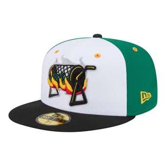 Men's New Era  White/Black Albuquerque Isotopes Minor League Theme Nights 59FIFTY Fitted Hat