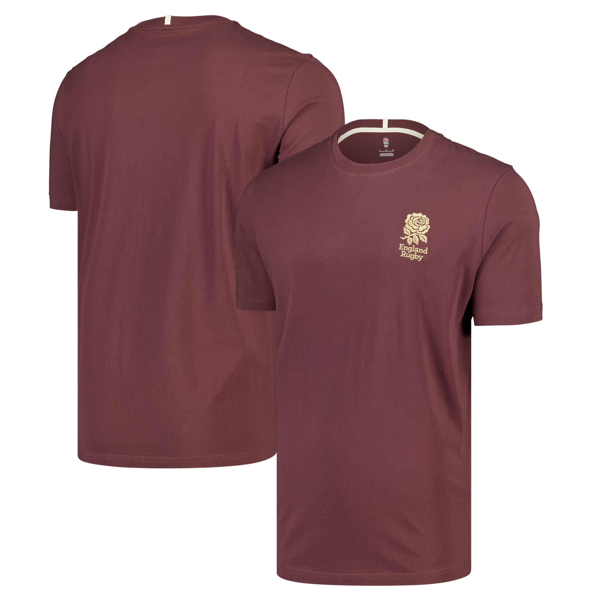England Rugby Essentials T-Shirt - Purple - Unisex: retailer-supplied image