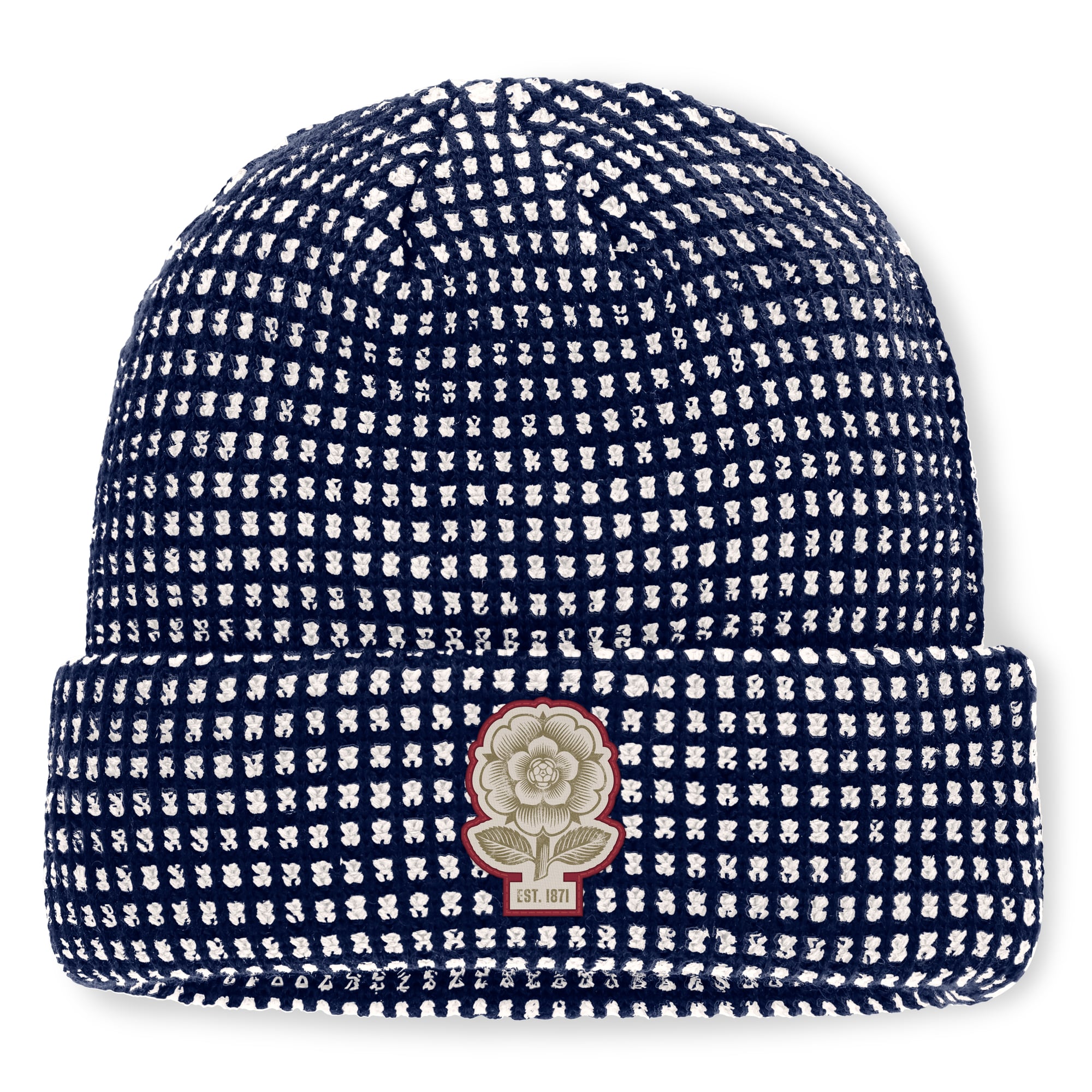 Cappello con risvolto a nido d'ape England Rugby Heritage