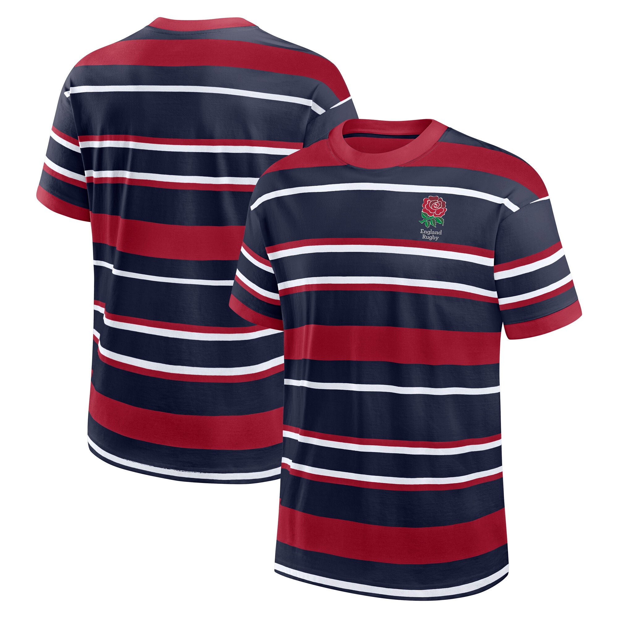 T-shirt a righe England Rugby Classics