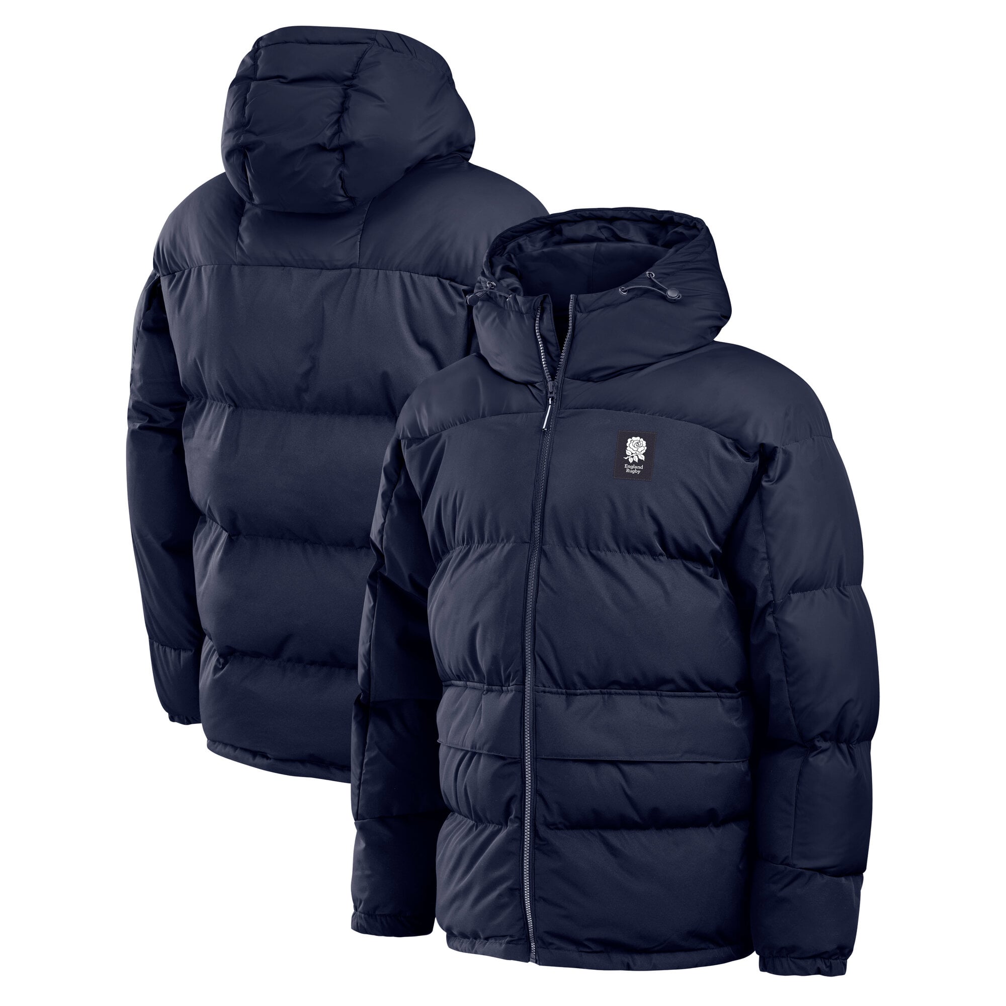 England Rugby Padded Jacket - Navy: retailer-supplied image