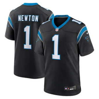 Men's Nike Cam Newton  Black Carolina Panthers Team Retired Game Jersey