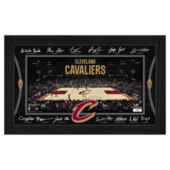 Highland Mint  Cleveland Cavaliers 2025 Signature Court Framed Picture