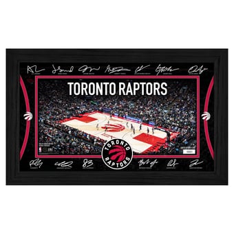 Highland Mint  Toronto Raptors 2025 Signature Court Framed Picture