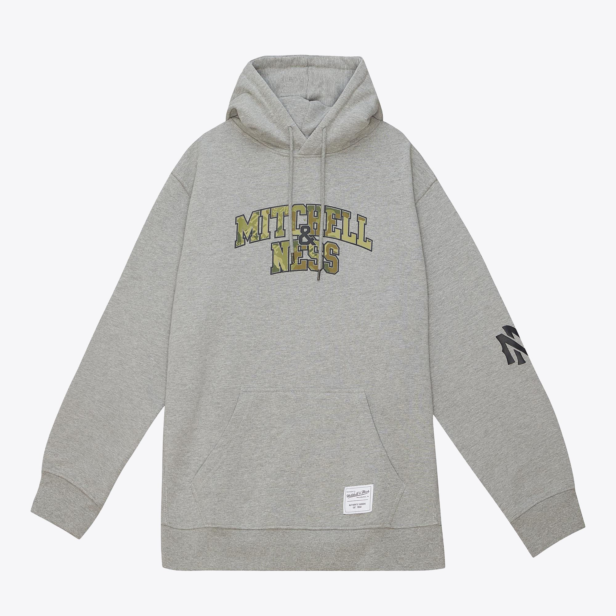 Felpa con cappuccio Mitchell & Ness Camo Logo - Uomo