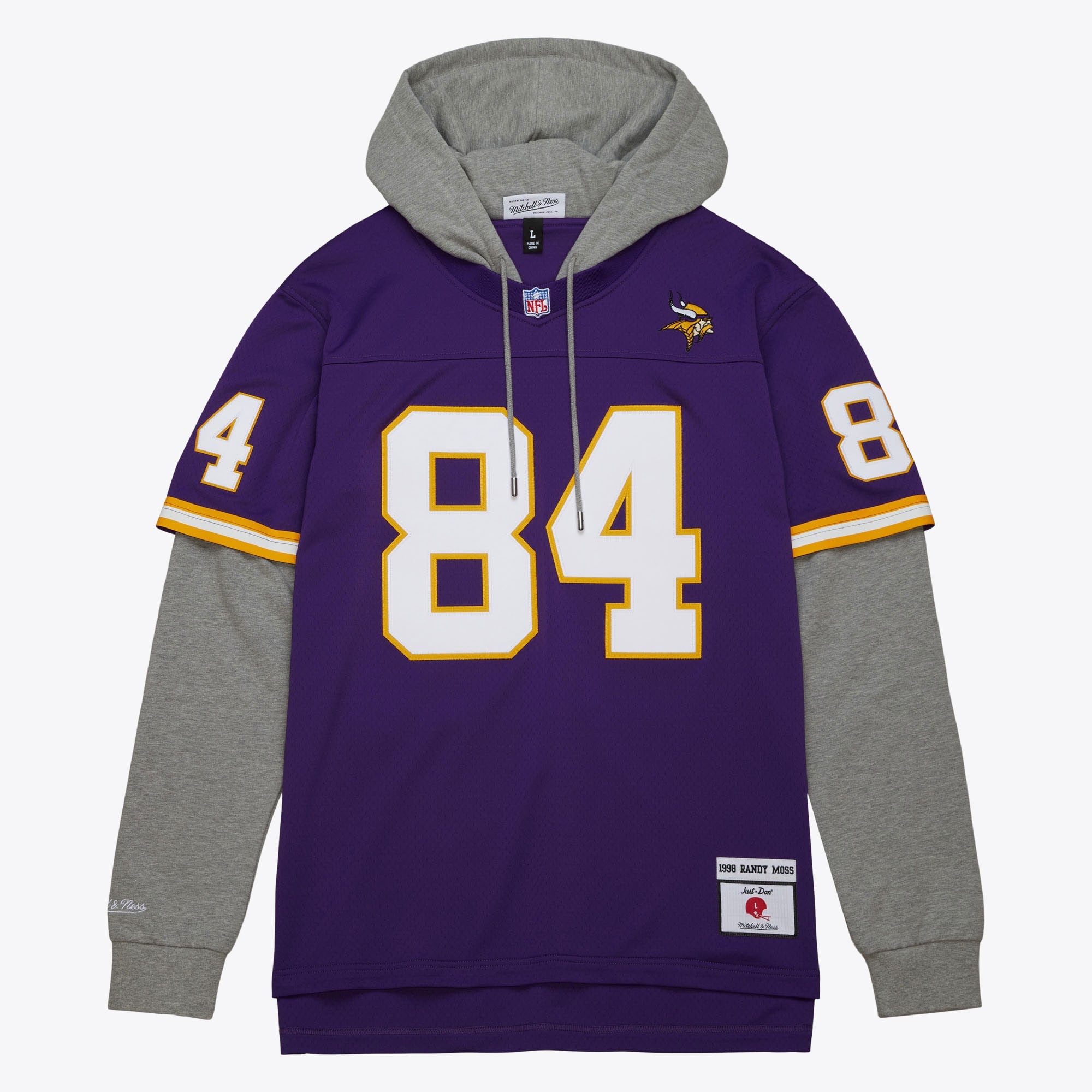 Minnesota Vikings Mitchell & Ness Randy Moss Just Don Legacy Hoodie - Mens
