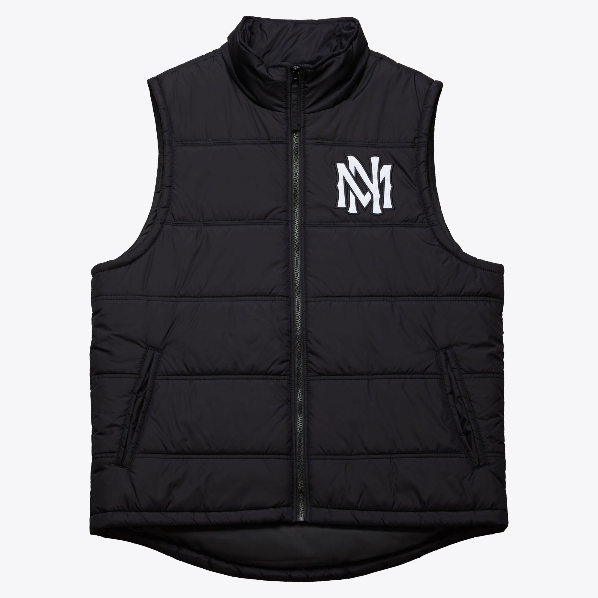 Mitchell & Ness In The Clutch Gilet imbottito con logo vintage - Uomo